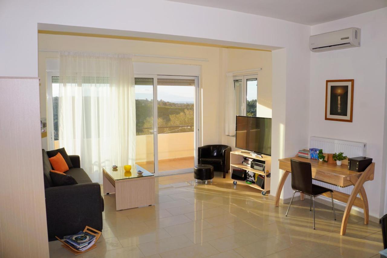 Olive Tree Hillside Apartment Сталос Экстерьер фото